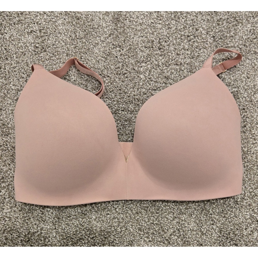 Victoria's Secret Dream Angels Bra 38DDD Pink Padded No Wire Wireless